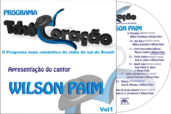 CD Programa Tchê Coração - Wilson Paim